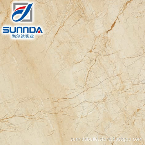 2016 marble desgins Beige color 3D rustic floor tile non slip porcelain tile for house using